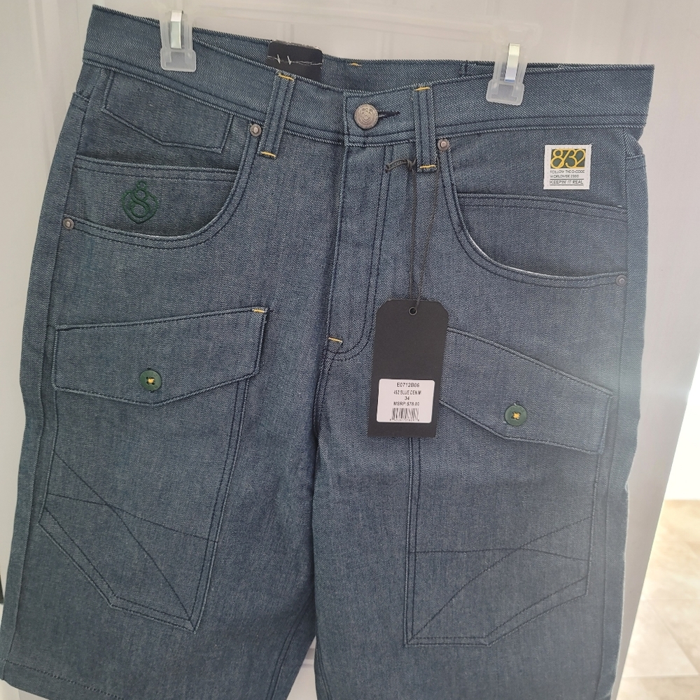 8732 jean shorts size 34
